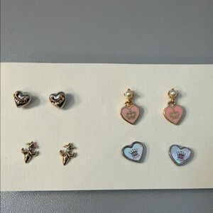 Juicy Couture Stud Earrings Set 521